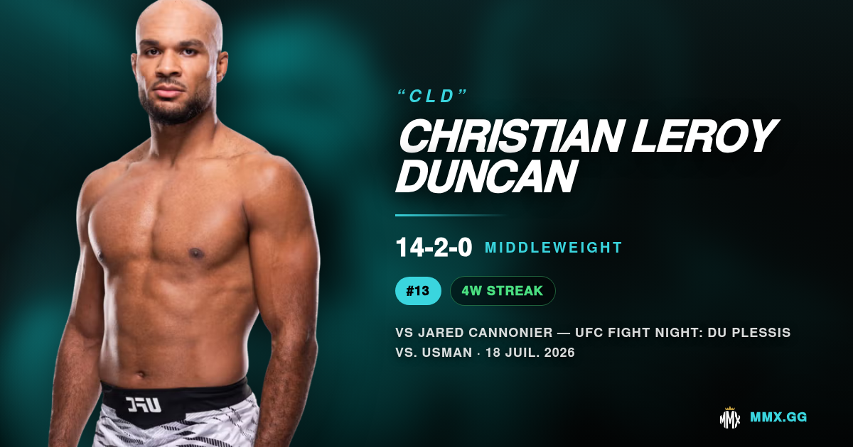 Christian Leroy Duncan : le hold-up parfait face au Gorille ?
