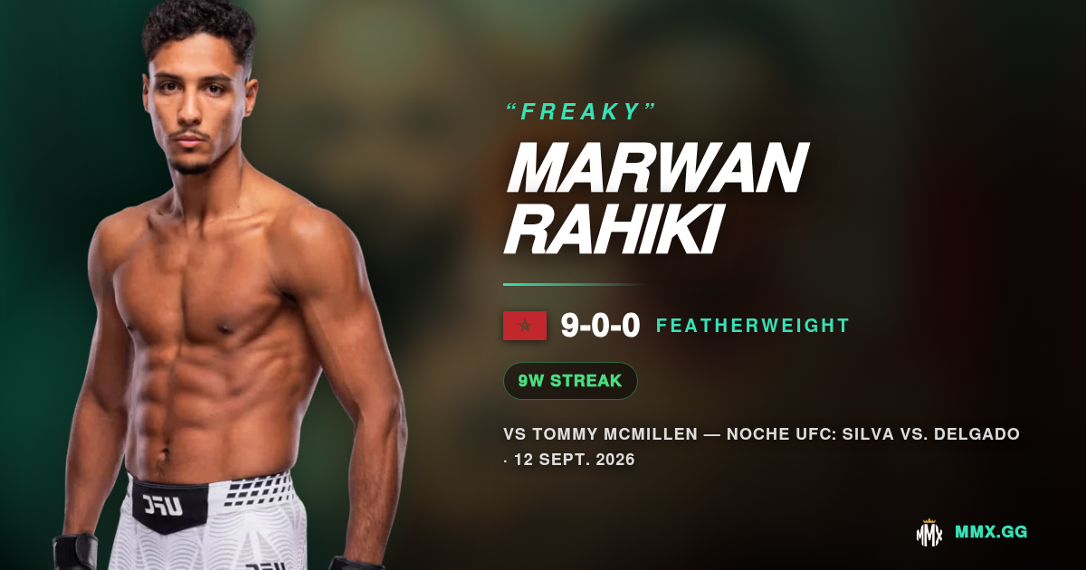 Marwan Rahiki : 9-0 et une violence chirurgicale