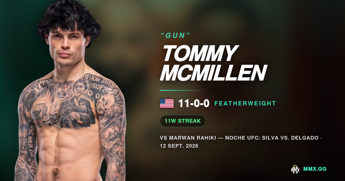 Tommy McMillen : 11-0 et une cadence d'enfer