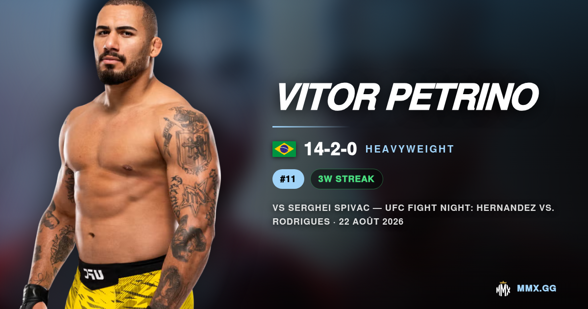 Vitor Petrino : le rebond est-il possible ?